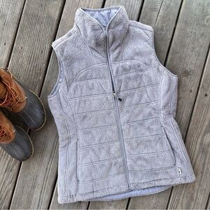 The North Face Reversible Insulated Puffer Vest Gray Womens M